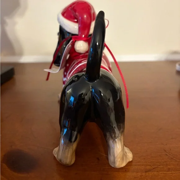 Blue Sky Holiday Dachshund Dog Figurine - Black and Red - Picture 3 of 5